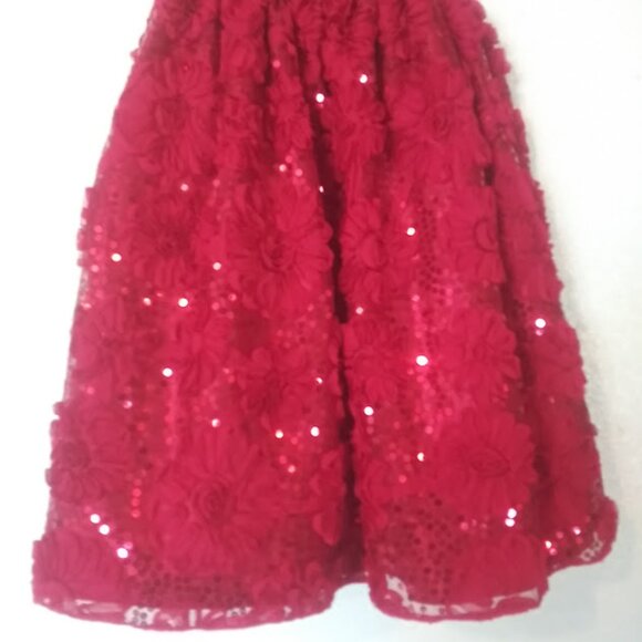 American Princess girls size 8 red sequin dress - Picture 4 of 15